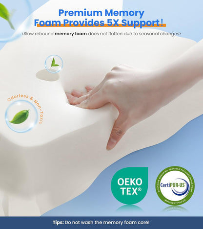 Ultra Pain Relief Cooling Pillow for Neck Support
